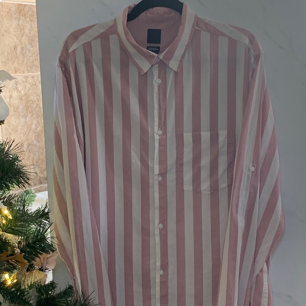 Stripes button down shirt